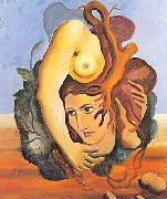 Ismael Nery Composicao Surrealista oil on canvas